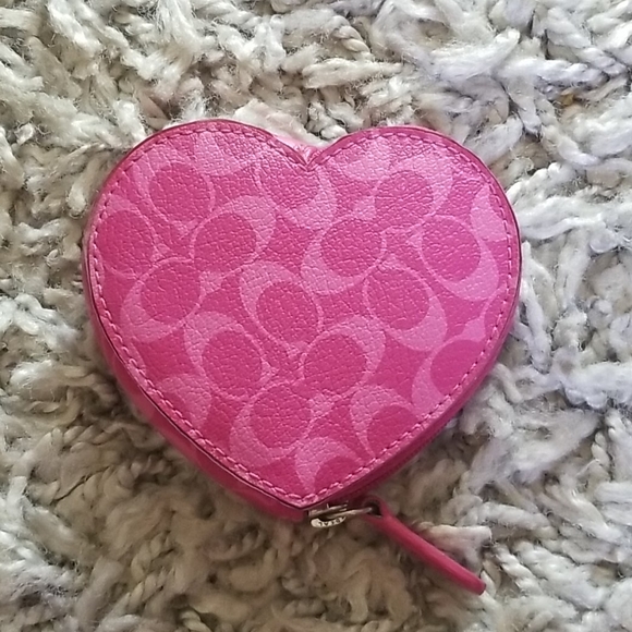 Coach Handbags - Heart shape coach change purse